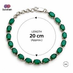Tarul – Green Onyx Link Bracelet