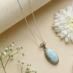 Salila – Larimar Silver Pendant
