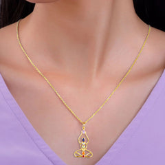 925 Sterling Silver Seven Chakra Gemstone Pendant