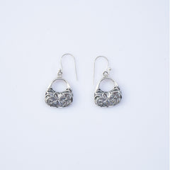 925 Sterling Silver Earrings for Women | Handmade Silver Jewelry | Elegant Daily Wear Gift
