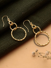 925 Sterling Silver Gold Plated Earrings for Women | Handmade Jewelry | Elegant Daily Wear Gift
