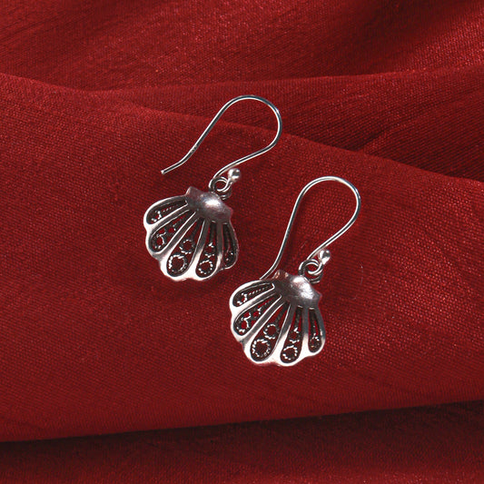 Fusionari 925 Sterling Silver Earrings | Handmade Minimalist Jewelry | Elegant Timeless Design | Size 2.8x1.4 cm | One Pair
