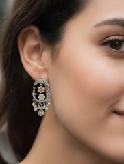 925 Sterling Silver Earrings for Women | Handmade Silver Jewelry | Elegant Daily Wear Gift