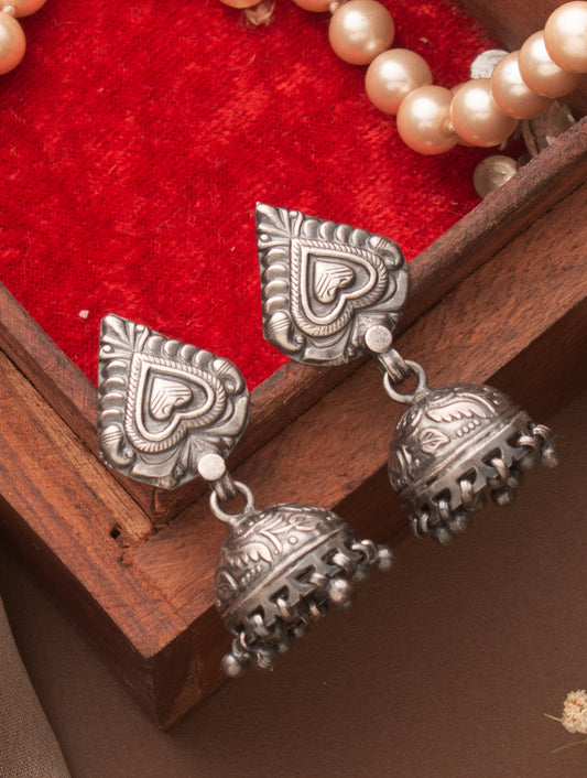 925 Sterling Silver Earrings for Women | Handmade Silver Jewelry | Elegant Daily Wear Gift