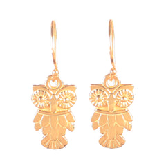 925 Sterling Silver Gold Plated Earrings for Women | 2.5 Micron Gold Plated Jewelry | Elegant Gift