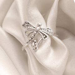 925 Sterling Silver Plain Silver Ring for Women | Authentic Silver Jewelry | Handcrafted Elegant Gift