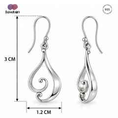 Vakr – Sculpted Silver Earrings