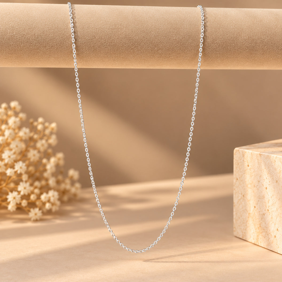 925 Sterling Silver Chain with Spring Lock
