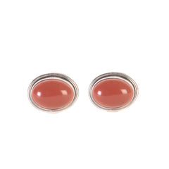925 Sterling Silver Carnelian Eartops for Women | Natural Gemstone Jewelry | Elegant Gift