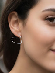 925 Sterling Silver Earrings for Women | Handmade Silver Jewelry | Elegant Daily Wear Gift