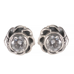 925 Sterling Silver Zircon Eartops for Women | Sparkling Stone Jewelry | Elegant Gift