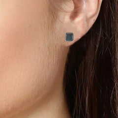 925 Sterling Silver  Labradorite Earrngs for Women | Minimalist Jewelry for All Occasions