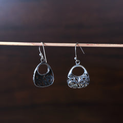925 Sterling Silver Earrings for Women | Handmade Silver Jewelry | Elegant Daily Wear Gift