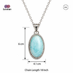 Salila – Larimar Silver Pendant
