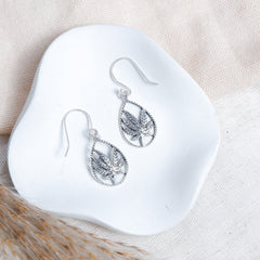 925 Sterling Silver Earrings for Women | Handmade Silver Jewelry | Elegant Daily Wear Gift
