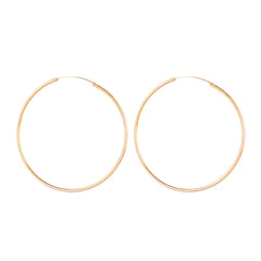 925 Sterling Silver Gold Plated Silver Hoop Earrings for Women | Stylish Hoop Jewelry | Elegant Gift