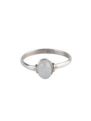 925 Sterling Silver Moonstone Ring for Women Handmade Gemstone Ring Adjustable Statement Jewelry Birthday Gift