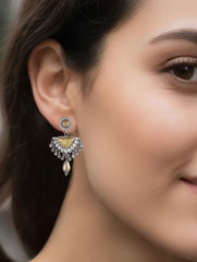 925 Sterling Silver Earrings for Women | Handmade Silver Jewelry | Elegant Daily Wear Gift