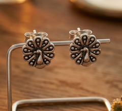 925 Sterling Silver Stud Earrings for Women | Minimal Plain Silver Earrings | Office Wear Daily Wear Jewelry Gift