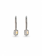 Piyal – AD Zircon Silver Drop Earrings