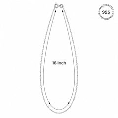 925 Sterling Silver Chain with Spring Lock