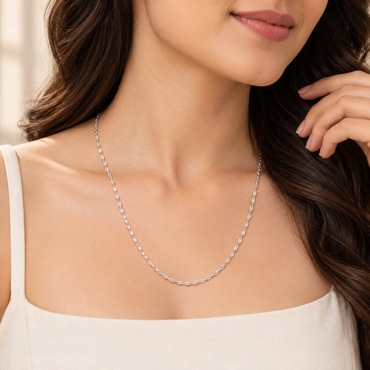 925 Sterling Silver Chain with Spring Lock