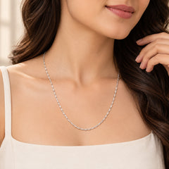 925 Sterling Silver Chain with Spring Lock