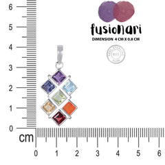 Saptarang – Chakra Silver Pendant