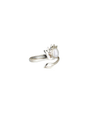 925 Sterling Silver Pearl Ring for Women | Gemstone Ring | Handmade Silver Jewelry | Elegant Daily Wear Gift
