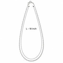 925 Sterling Silver Chain with Spring Lock