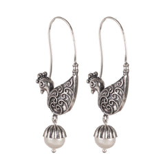 925 Sterling Silver Pearl Gemstone Earrings for Women | Pearl Stone Healing Jewelry