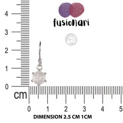 925 Sterling Silver Moonstone Earrings for Women | Authentic Silver Jewelry | Handcrafted Elegant Gift