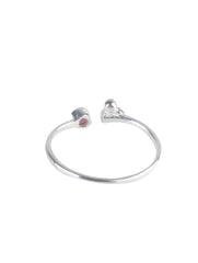 925 Sterling Silver Ruby Ring for Women Handmade Gemstone Ring Adjustable Statement Jewelry Birthday Gift
