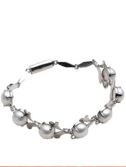 925 Sterling Silver Pearl Bracelet for Women Handmade Gemstone Bracelet Elegant Jewelry Gift for Her