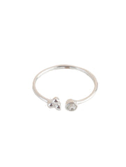 925 Sterling Silver Zircon Ring for Women Handmade Gemstone Ring Adjustable Statement Jewelry Birthday Gift