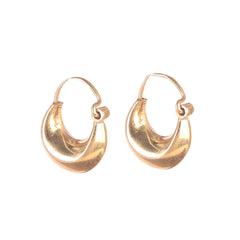 925 Sterling Silver Gold Plated Silver Hoop Earrings for Women | Minimal Hoop Jewelry | Elegant Gift