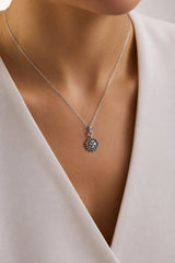925 Sterling Silver Pendant for Women | Gemstone Pendant | Handmade Silver Jewelry | Elegant Daily Wear Gift