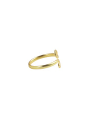 925 Sterling Silver Gold Plated Toe Ring for Women | Handmade Silver Jewelry | Elegant Daily Wear Gift