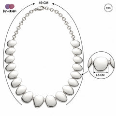 Vritta – Sculpted Silver Necklace