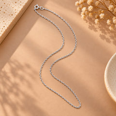 925 Sterling Silver Chain with Spring Lock