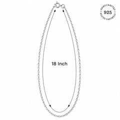 925 Sterling Silver Chain with Spring Lock