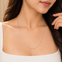925 Sterling Silver Chain with Spring Lock