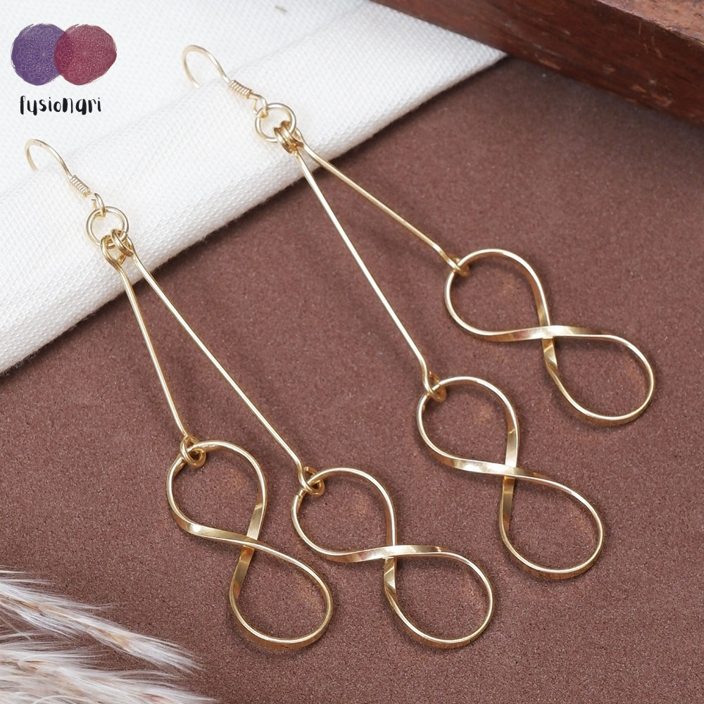 925 Sterling Silver Gold Plated Drop Dangle Earrings for Women & Girls