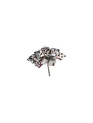 925 Sterling Silver Garnet Stud Earrings for Women | Gemstone Earrings | Handmade Silver Jewelry | Elegant Daily Wear Gift