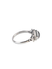 925 Sterling Silver Garnet Ring for Women Handmade Gemstone Ring Adjustable Statement Jewelry Birthday Gift