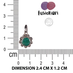 925 Sterling Silver Emerald Pendant with 18" Chain for Women | Sky Blue Gemstone Jewelry | Luxury Party Wear