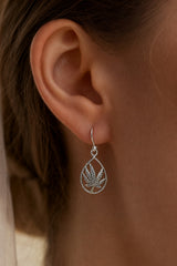 925 Sterling Silver Earrings for Women | Handmade Silver Jewelry | Elegant Daily Wear Gift