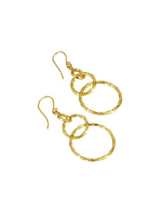 925 Sterling Silver Gold Plated Earrings for Women | Handmade Jewelry | Elegant Daily Wear Gift