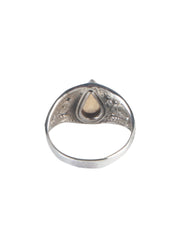 925 Sterling Silver Citrine Ring for Women Handmade Gemstone Ring Adjustable Statement Jewelry Birthday Gift