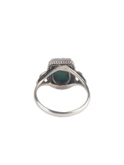 925 Sterling Silver Turquoise Ring for Women Handmade Gemstone Ring Adjustable Statement Jewelry Birthday Gift